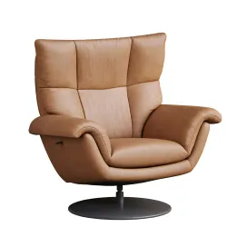 Deacon Leather Swivel Recliner armchair